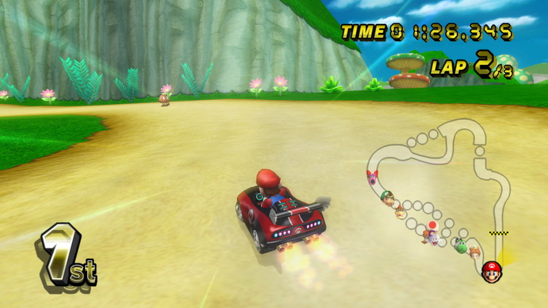 720P, Mario Kart Wii, Mario
