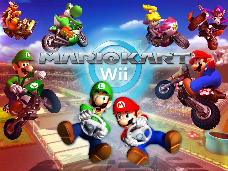 games, mario, video, awesome, hd, Cool, 480P, wii, kart, fun, art, Racing