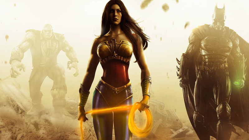 Woman, Video Game, Wonder Woman, Batman, 1080P, Fantasy, Injustice, Injustice: Gods Among Us, Girl