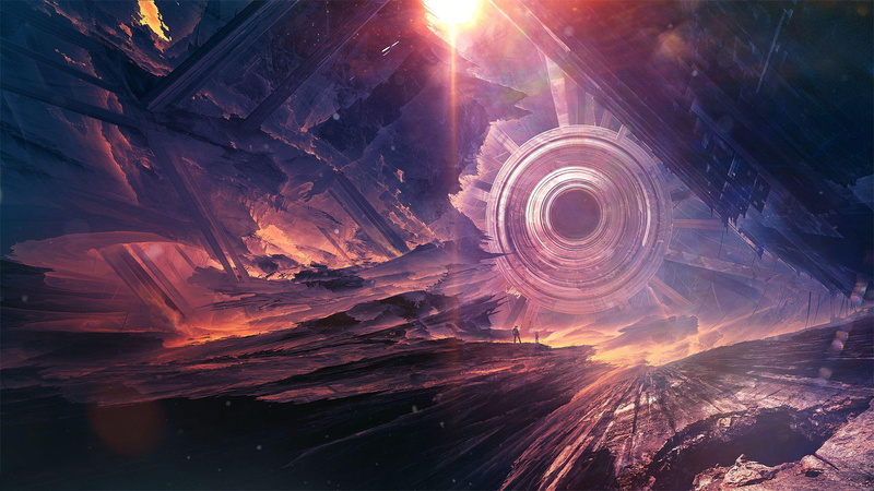 game, 1080P, 1920x1080, spaceship, destruction, interface, sunlight, fantasy, soldier