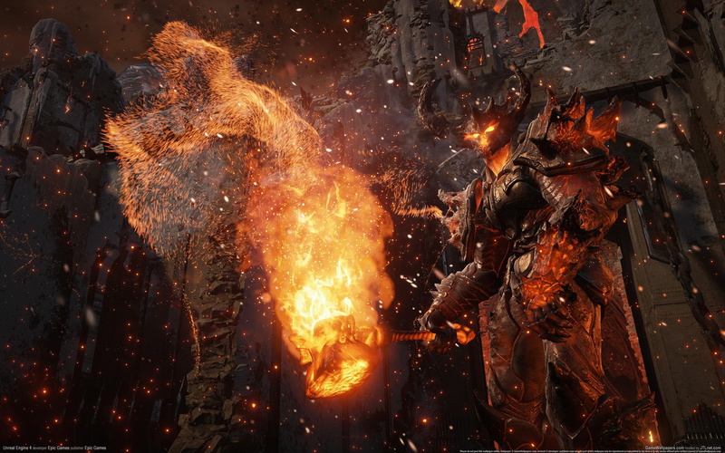 destructive, game, application, fire, elemental, 2K, games, dark, monster