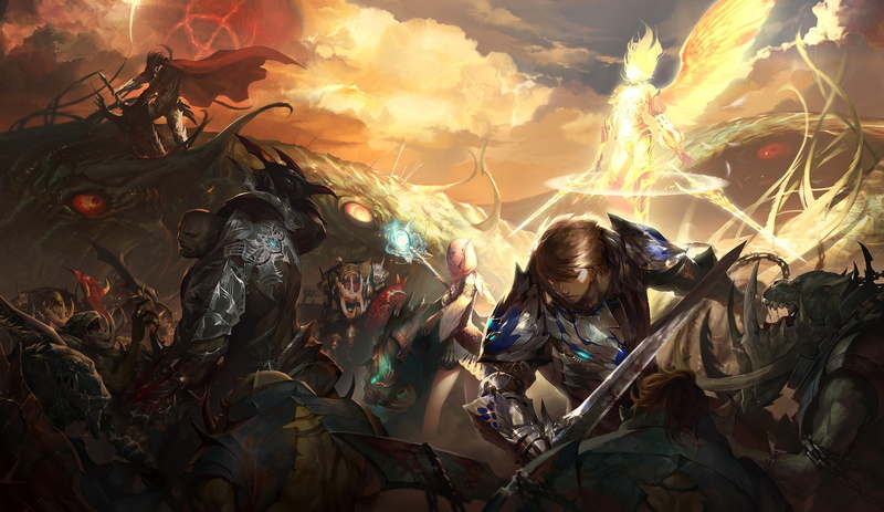 lifestyles, group of people, sky, leisure activity, night, nature, real people, people, adult, occupation, headshot, motion, 2K, outdoors, lineage ii
