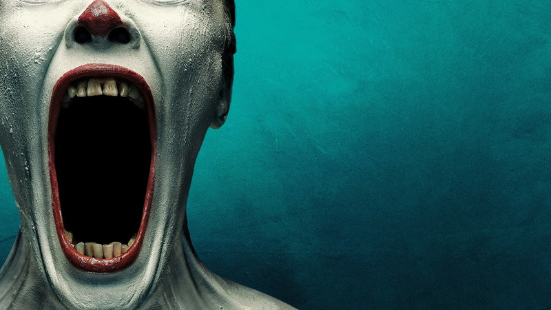 american horror story freak show, wall - building feature, metal, transportation, animal themes, backgrounds, sea, close-up, animal, mouth open, mouth