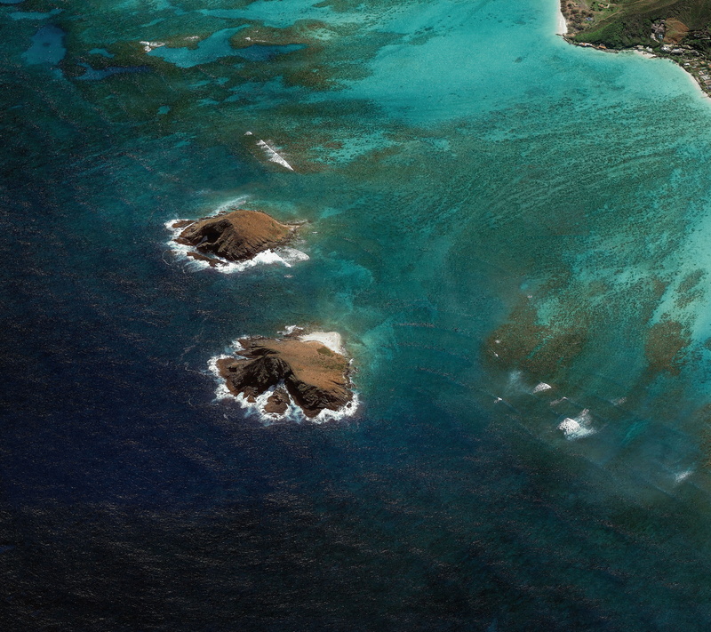 nature, beach, stock, rock formation, land, underwater, 2K, rock, day, blue, android, no people, water, outdoors, sea, solid, aerial view, oreo, tranquility