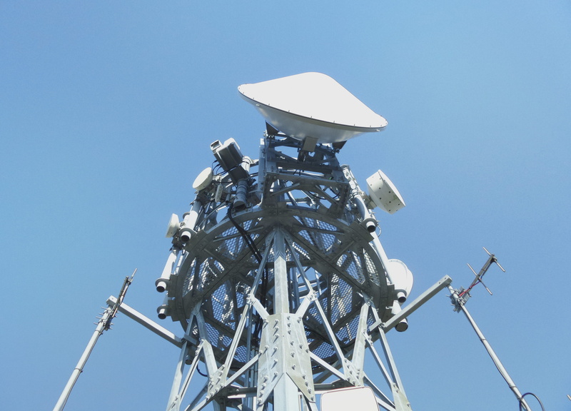 outdoors, built structure, waves, blue, satellite dish, global communications, network, tower, contact, nature, radio, relay, technology, mobile, antenna