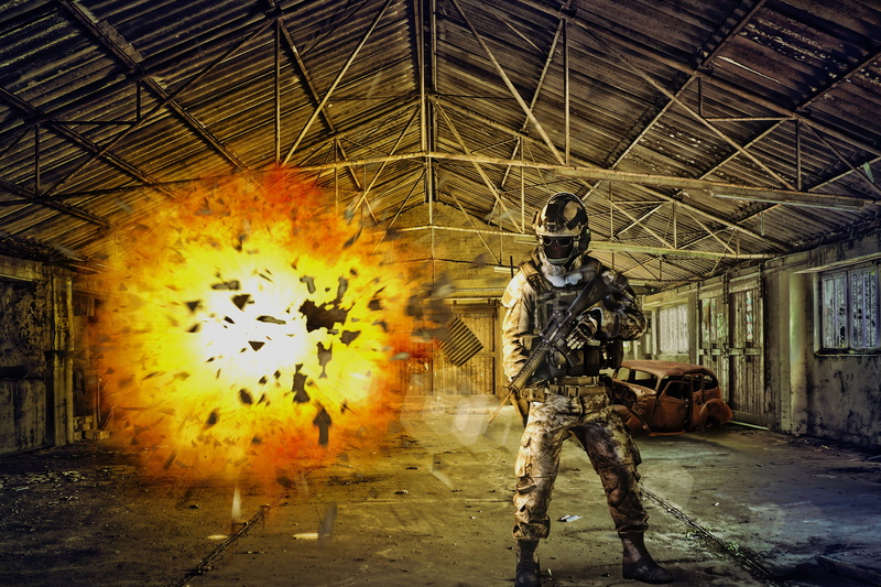 ambuscade, wreck, uniform, soldier, 4K, old, defect, abandoned place, army soldier, security, military, man, destruction, rusted, clothing, ceiling, protection