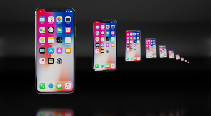 communication, computer network, screen, choice, portable information device, mobile app, 3d, apple, device screen, device, render, phone, 3d-model, black background