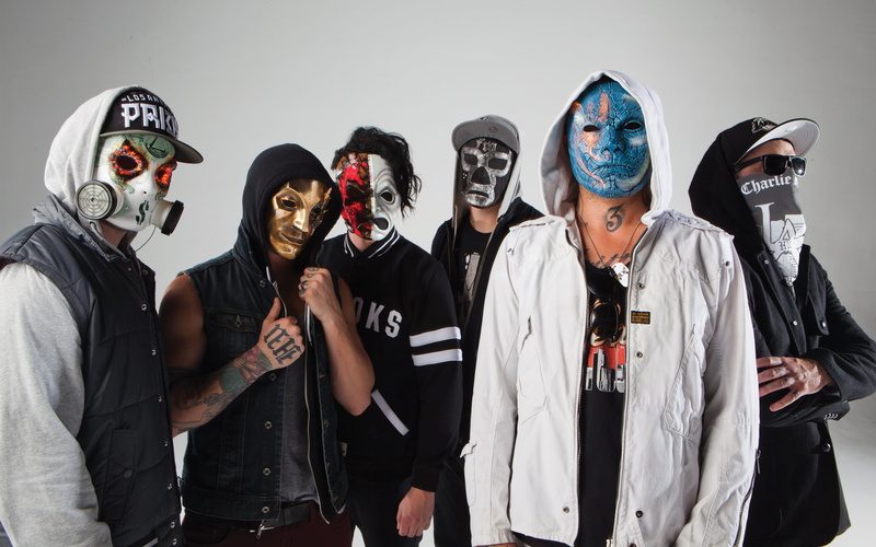 real people, young adult, women, costume, Danny, Funny Man, obscured face, full, group Of People, disguise, Hollywood Undead, sport, people, friendship