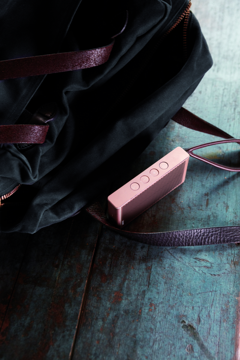 rose gold, clothing, fashion, screensaver, still life, real people, bluetooth, metal, sound, technology, lifestyles, indoors, red, leather, one person