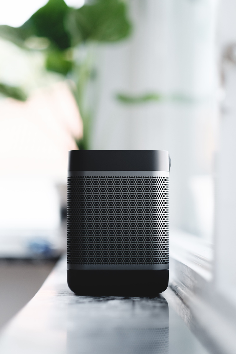 absence, connection, photography, nordic, scandinavium, people, table, black, speaker, technology, reflection, 5K, window, microphone, focus on foreground