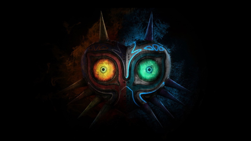 owl, best games, mask, orange, NX, green, The Legend of Zelda: Breath of the Wild, 4K, Wii U