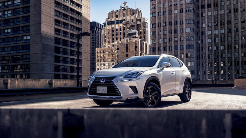 near, parked, daytime, building, white, 2018 Cars, 5k, lexus, 4K, nx, Lexus NX 300h
