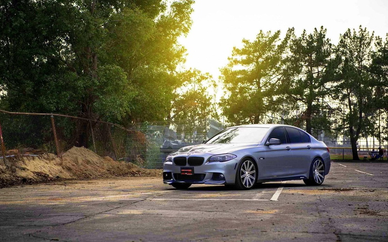 series, 720P, tuning, vossen, car, bmw, sedan, gray, wheels