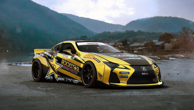 Future, Energy, Drink, Lexus, 1080P, Rockstar, Tuning, by Khyzyl Saleem, LC 500