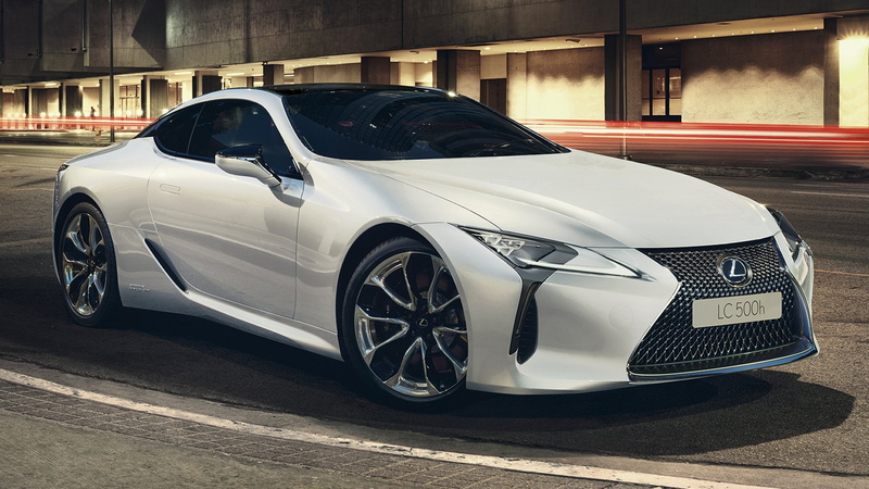 Grand Tourer, White Car, 1080P, Coupé, Lexus, Hybrid Car, Luxury Car, Lexus LC 500