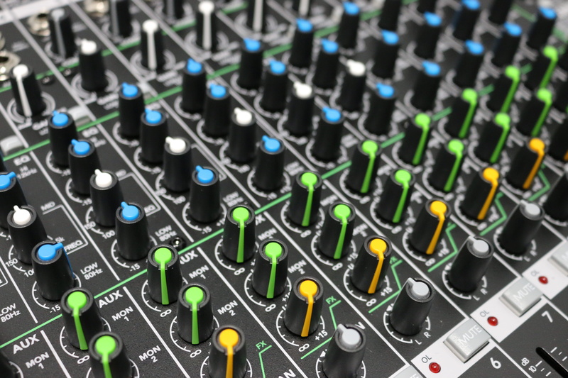 5K, soundboard, selective focus, sound recording equipment, lynchburg, indoors, industry, studio, control panel, nightlife, equipment, audio equipment