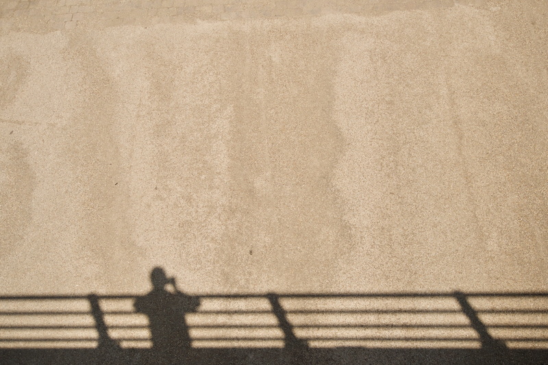 person, boundary, fence, photographer, rug, no people, wall, tarmac, safety, home decor, architecture, label, railing, handrail, 5K, focus on shadow