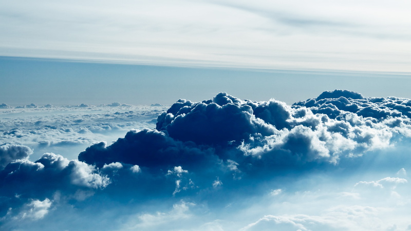 tranquility, softness, clouds, 4K, fluffy, tranquil scene, sunlight, beauty in nature, sky, outdoors, backgrounds, daytime, above, environment, wind, aerial