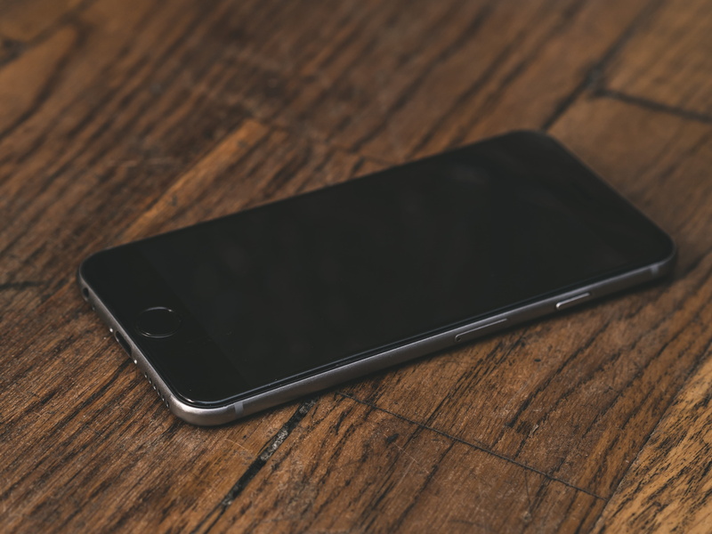 isolated, white, cellular, 6s, iphone, plus, indoors, device, modern, no people, digital, mockup, background, black color, focus on foreground, screen