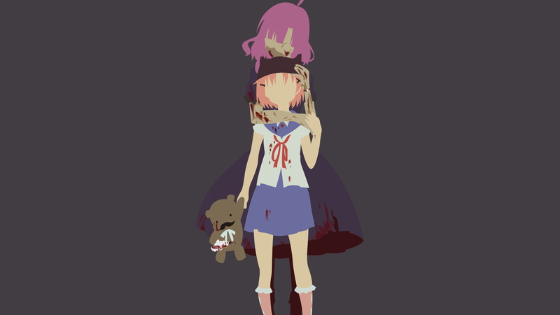 2K, indoors, child, Sakura Megumi, looking at camera, human representation, cut out, creativity, portrait, women, black background, front view, childhood