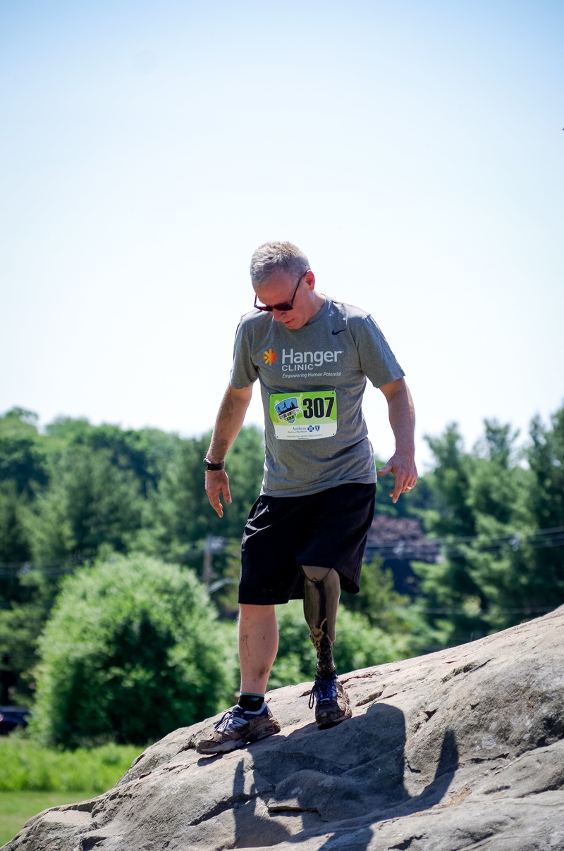 shirt, outdoors, fitness, gray, men, plant, exercising, nature, adventure, solid, blur, people, hiking, one man only, clear sky, lifestyles, cloud, real people