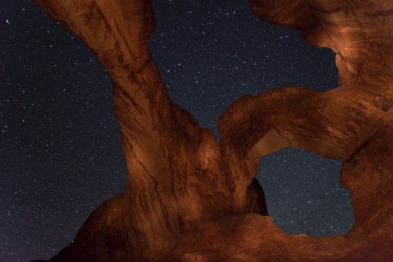 beauty in nature, erosion, rock formation, sky, space and astronomy, directly below, astronomy, one person, star - space, 2K, human body part, indoors