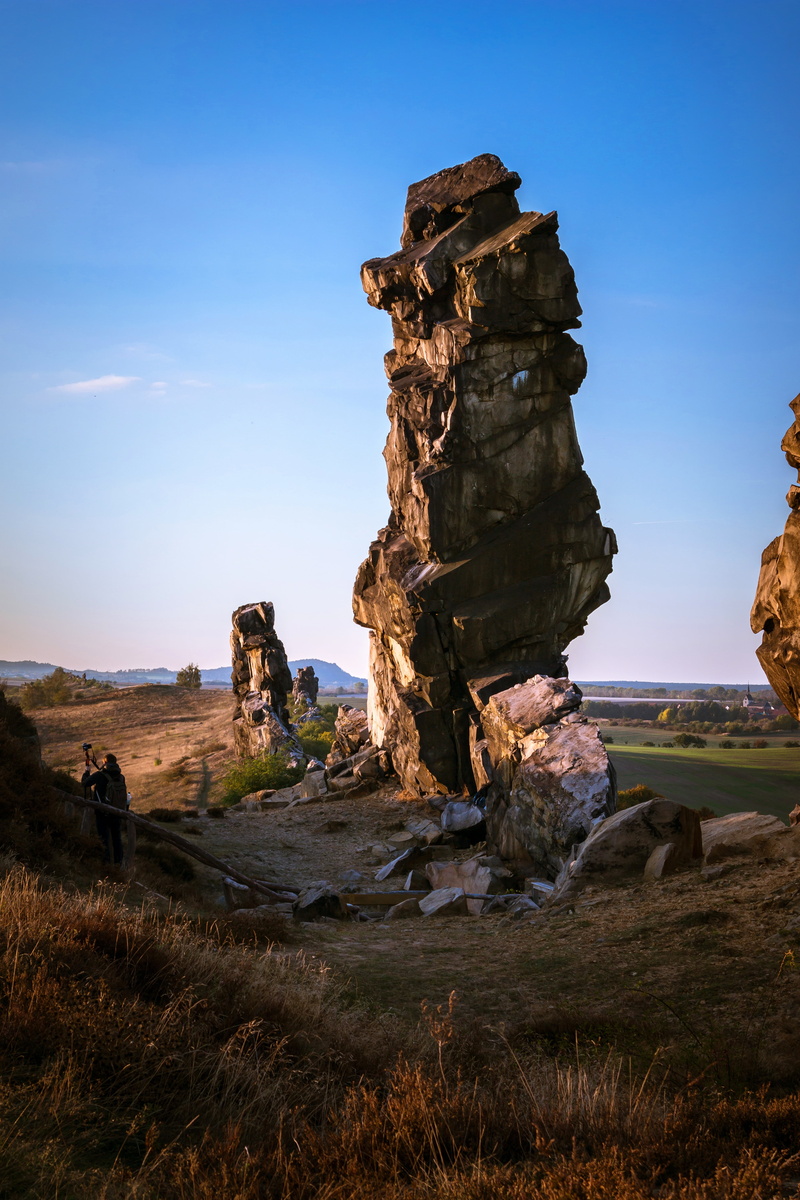 tranquil scene, field, königstein, solid, environment, land, hike, stone formation, plant, sand stone, sky, non-urban scene, eroded, sandstone rocks, nature