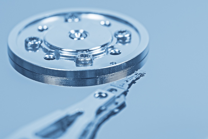 data, silver colored, indoors, hardware, it, hard drive, blue, accuracy, colored background, data processing, 4K, inner workings, edp, data store, computer