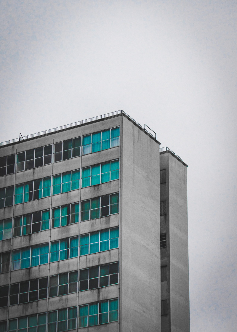 peace, urban, city, building, background, concrete, copy space, live, low angle view, office, forest, no people, apartment, day, desaturate, lake, office building exterior