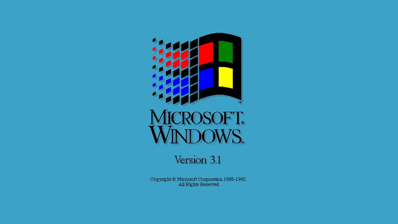 operating systems, blue background, Microsoft Windows, 1985, 1080P, minimalism, Microsoft, logo, vintage, pixels, simple background, company, window