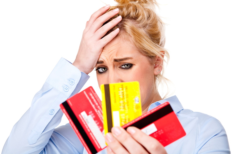 blonde, crisis, financial, concern, debit cards, expenses, 4K