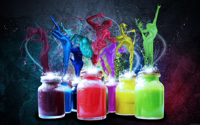 jar, characters, jars, 2K, color, colored, lot, abstract, glass, multi, coming