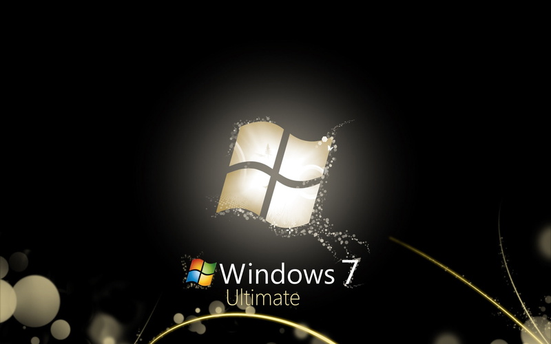 black, 1080P, ultimate, windows, Windows 7