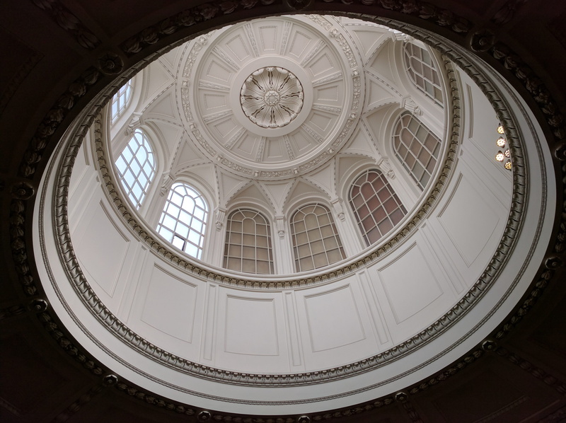 ornate, architectural feature, old, shape, circle, cupola, bakewell, chatsworth, dome, religion, low angle view, 4K, geometric shape, chatsworth house
