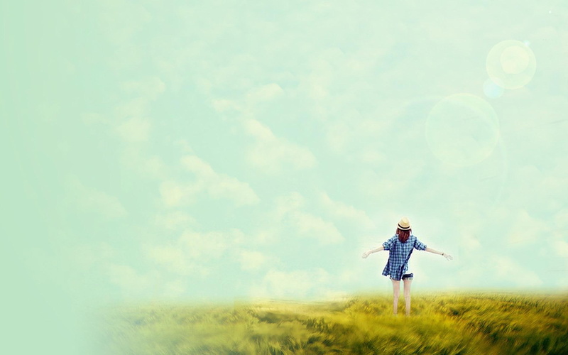 beautiful, grass, beauty, afar, scenery, field, green, 1080P