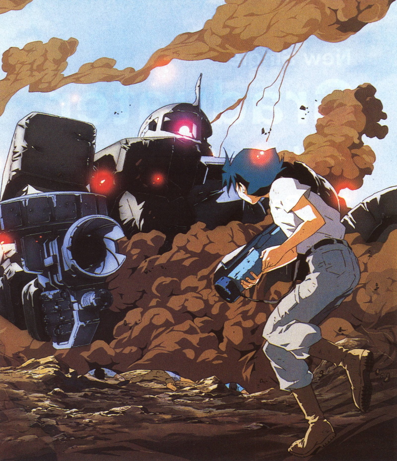 transportation, camera - photographic equipment, land, 2K, women, sunlight, adult, photographing, photographer, Mobile Suit Gundam: The 08th MS Team, nature