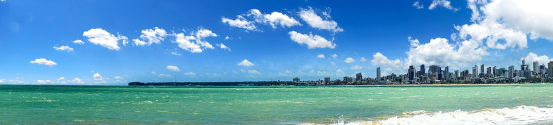 office building exterior, sun, no people, 2K, turquoise, travel, joão pessoa, wind, building, tropical, architecture, ocean, landscape, built structure