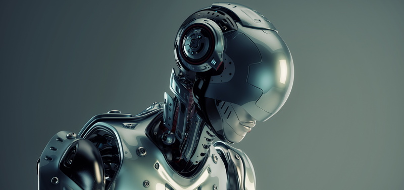 pearls, head, cyborg, humanoid robot, 5K