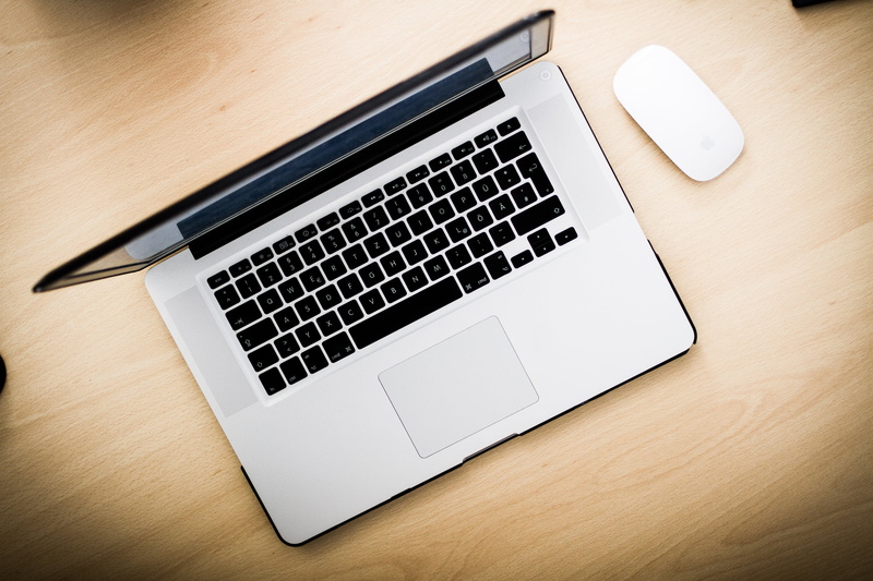 portable information device, silver colored, macbook, no people, surface, communication, indoors, connection, computer equipment, table, laptop, black