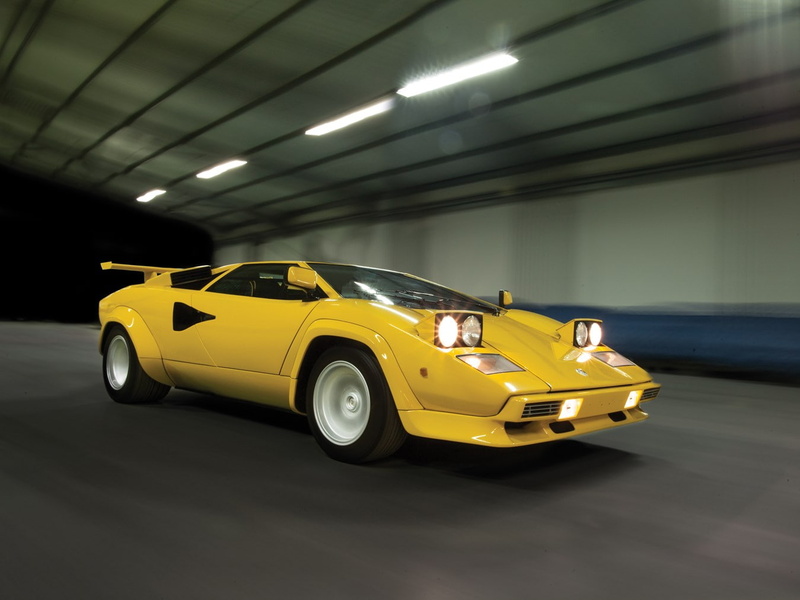classic, yellow, car, cars, countach, lamborghini countach, 720P, lamborghini, classic car, yellow cars