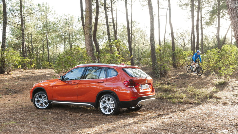 BMW X1, red cars, BMW, car, vehicle, 1080P
