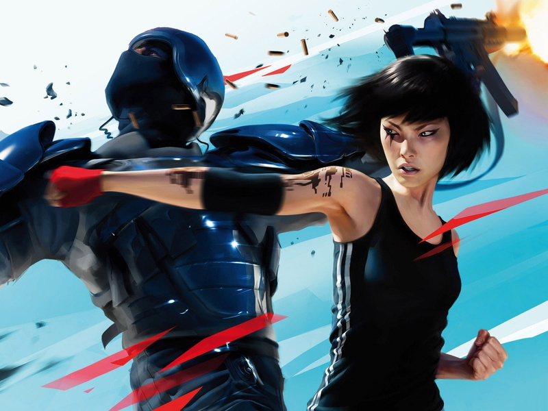 video games, mirror, Mirrors Edge, 720P