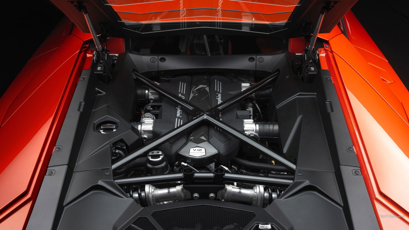transportation, rail transportation, metal, motor vehicle, black, orange color, red cars, Lamborghini Aventador, close-up, land vehicle, power, train, machinery