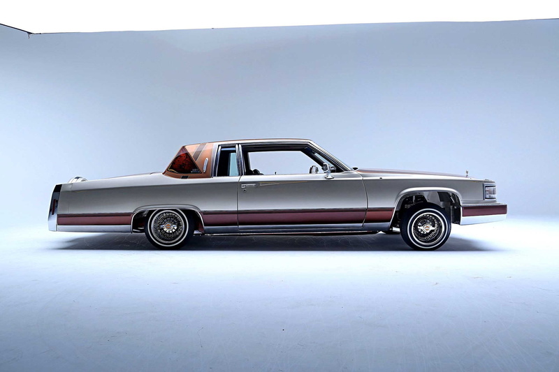 Gm, vintage car, full length, side view, day, no people, collectors car, clear sky, luxury, mode of transportation, Caddy, Lowrider, 1981-Cadillac-Coupe-Deville