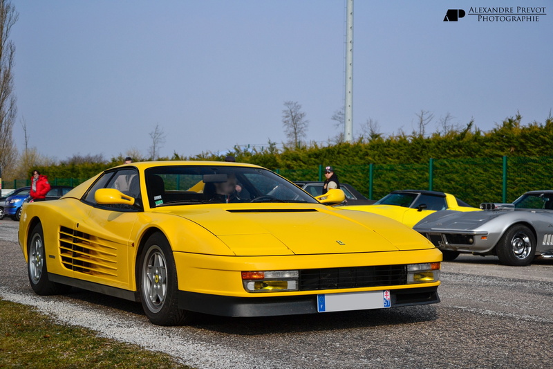 512, italia, supercars, testarossa, cars, 2K, yellow, jaune, ferrari, f512