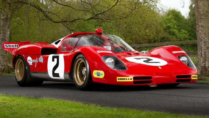 Old Car, Red Car, Ferrari, Car, Sport Car, Race Car, Ferrari 512 S, 1080P