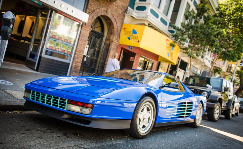 supercars, testarossa, 512, ferrari, blue, 720P, cars, italia, f512