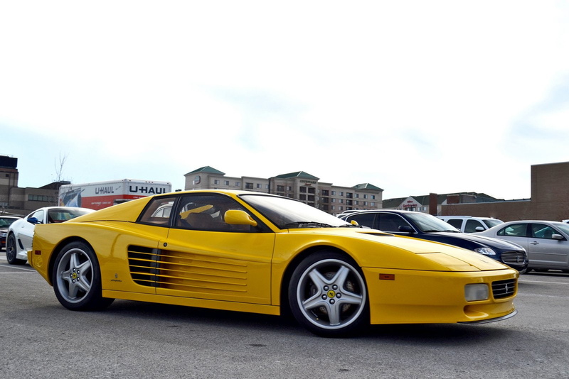 italia, cars, ferrari, testarossa, f512, 720P, jaune, 512, supercars, yellow