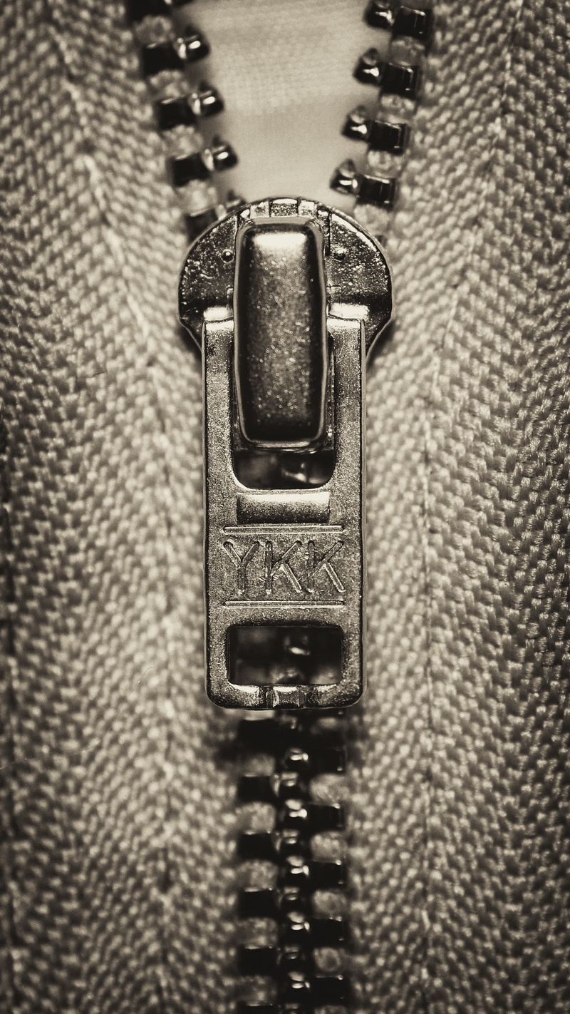 bag, macro, jeans, no people, zipper, textile, focus on foreground, metal, still life, detail, backgrounds, extreme close-up, 4K, textured, luggage, connection