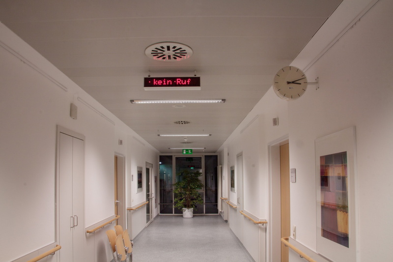 Call, wide, time of, very long, 4K, no people, healthcare and medicine, escape, architecture, indoors, vent, ventilation slots, doors, black, signage